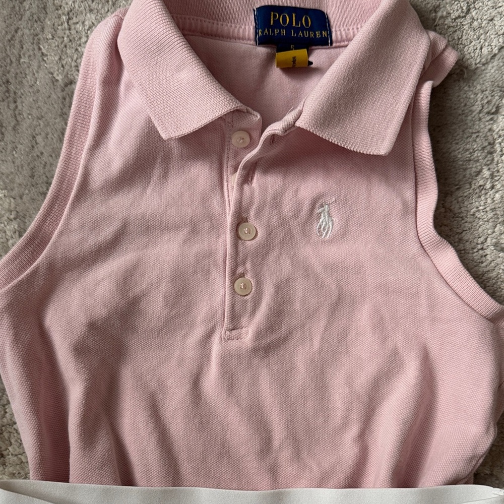 Ralph Lauren pink top and pleated skirt - Picture 2 of 3
